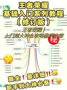 王者荣耀游戏教程攻略,新手入门、进阶技巧全解析