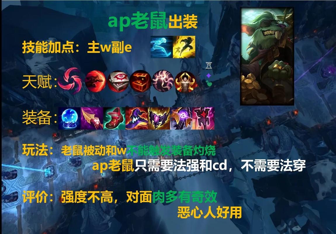 英雄联盟瘟疫之源得加点,