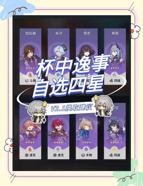 星穹铁道4星角色排名