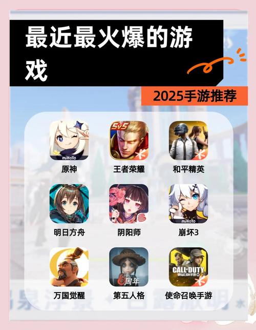 最近2025年有什么新游戏推荐?