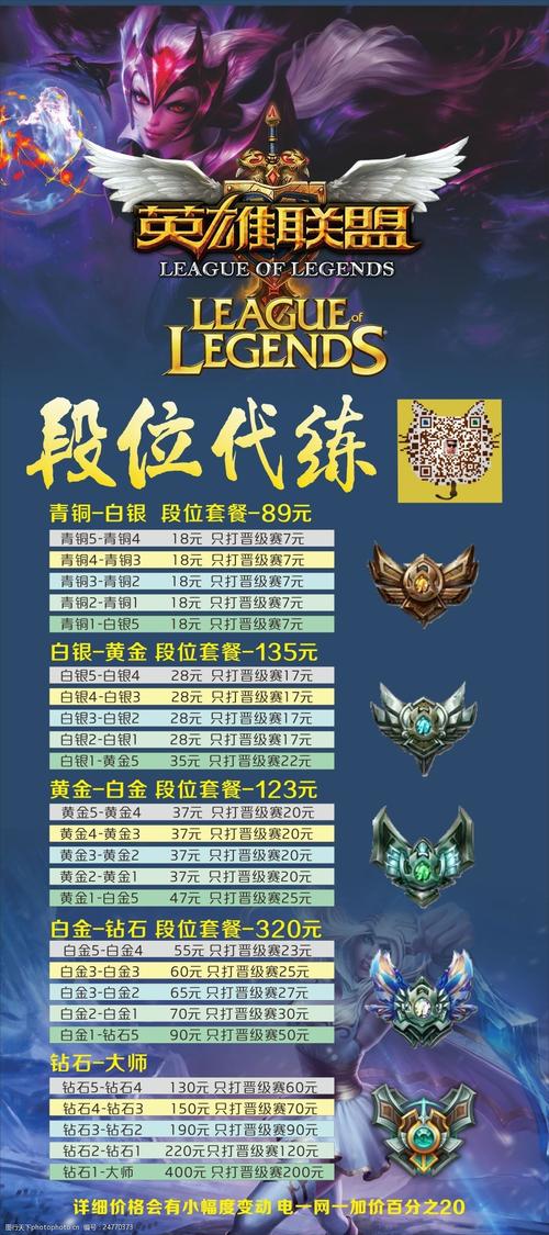 英雄联盟代练一个段位20元合适吗?