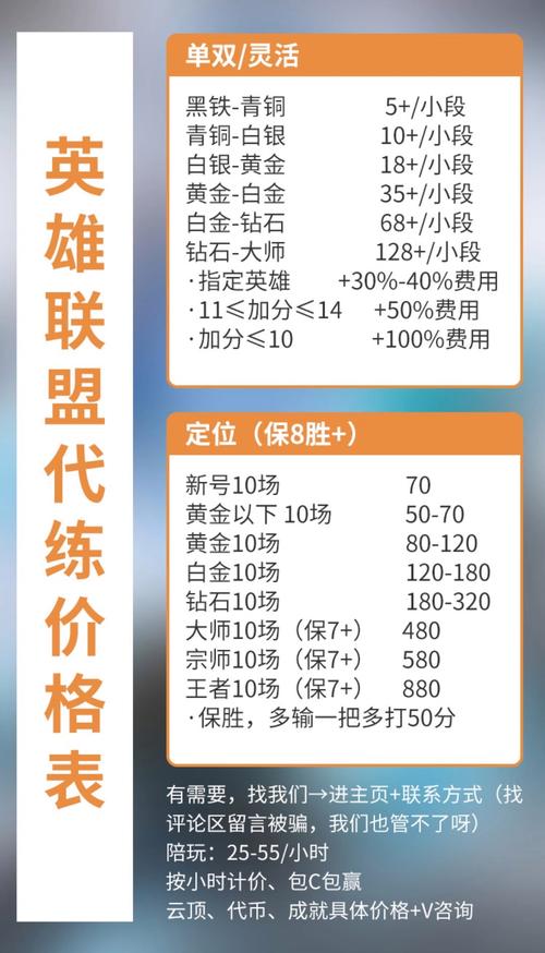 英雄联盟白金段位代练一个段多少钱