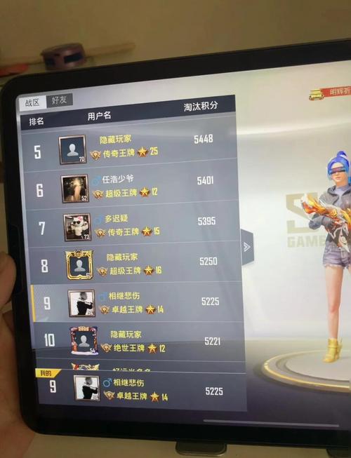 和平精英级别段位分数明细