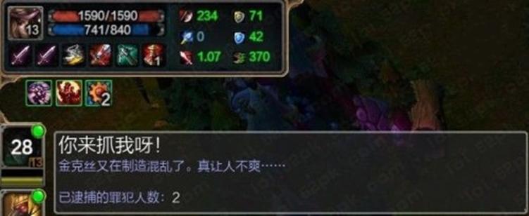 LOL英雄联盟奥德赛暴走萝莉金克丝怎么出装