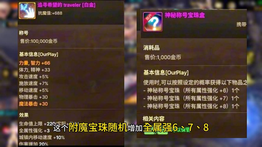 dnf四维宝珠有哪些