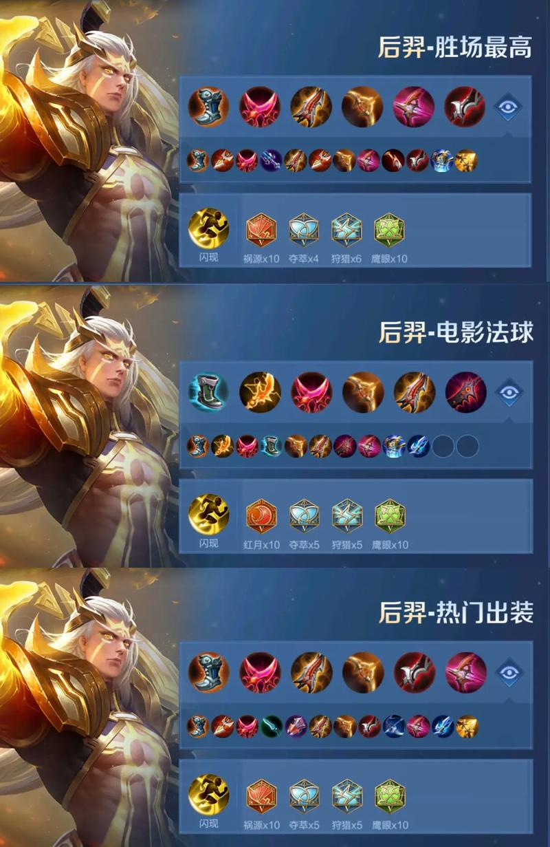 王者荣耀后羿要怎么出最强的装