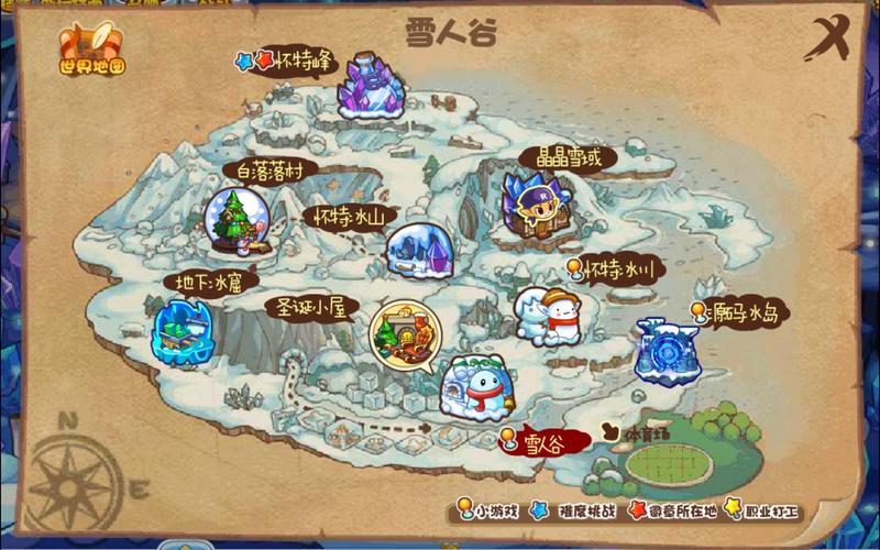 洛克王国搞怪捕猎攻略,晶晶雪域在哪怎么走