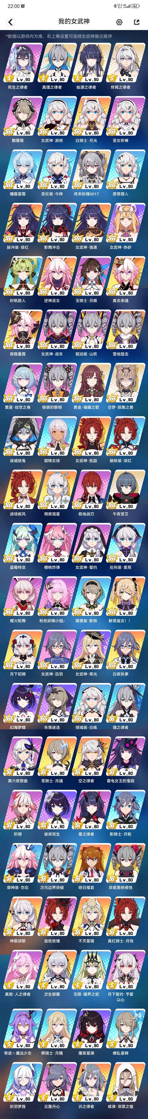 崩坏3里到底有多少个女武神啊,包括名字