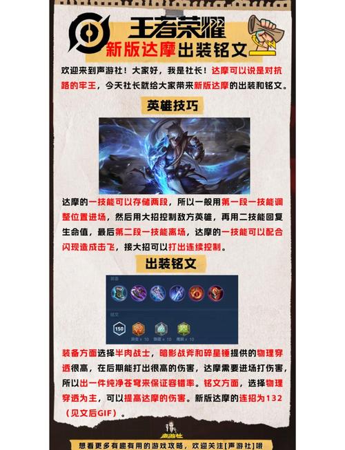 王者荣耀达摩无双出装顺序是什么?如何搭配更有效?