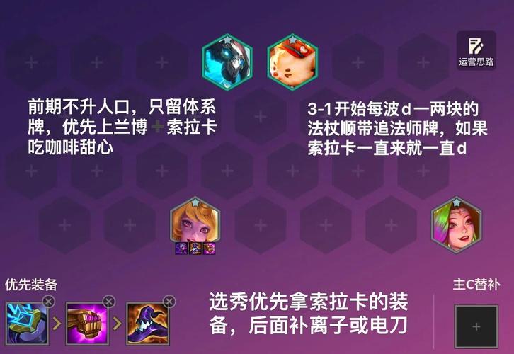 金铲铲神龙开局索拉卡怎么玩