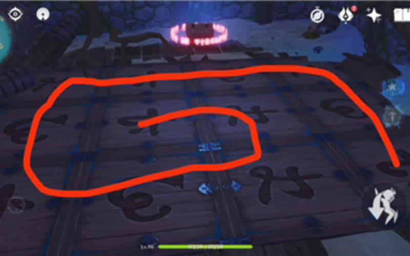 原神清籁旧宝启动机关怎么踩