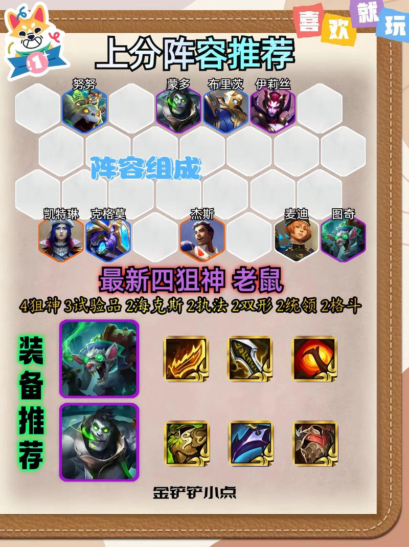 新版金铲铲之战阵容推荐