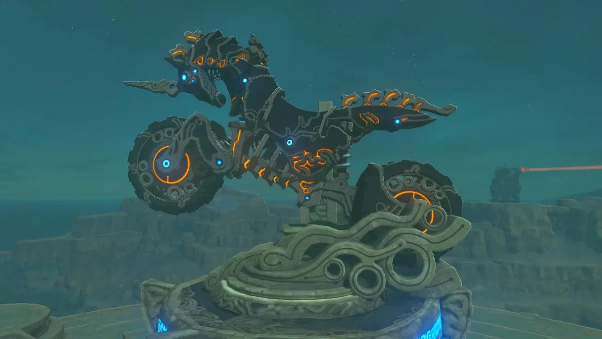 荒野之息摩托车怎么拿