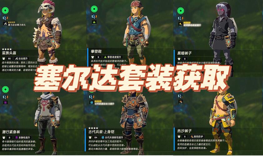 旷野之息英杰服全套怎么获得