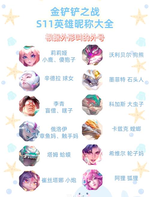 云顶之弈s3金铲子合成列表