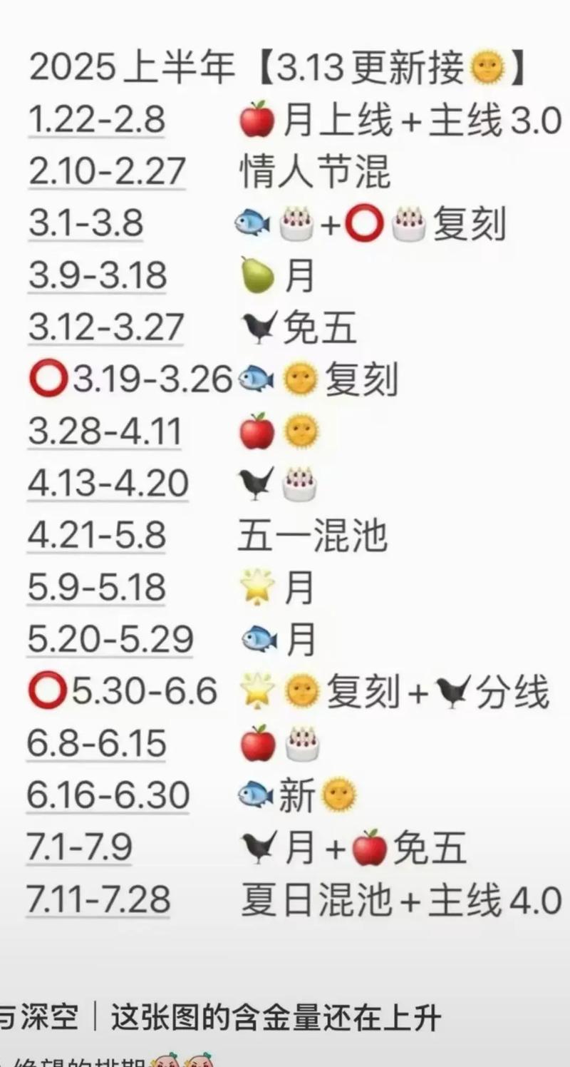 3.8下半卡池时间