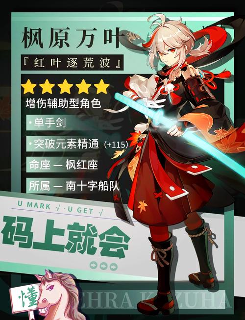 原神:枫原万叶攻略(一图流)