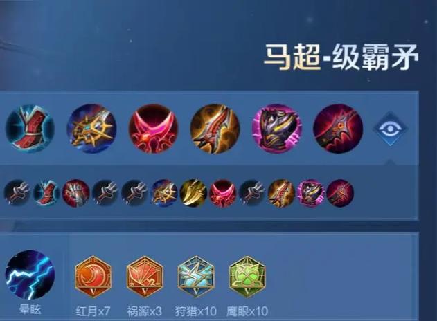 王者荣耀马超稳定出装,铭文搭配