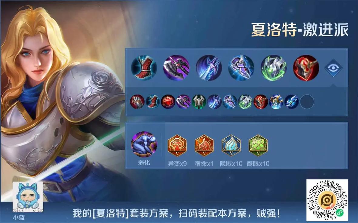 王者荣耀夏洛特怎么玩厉害包括连招出装铭文推荐