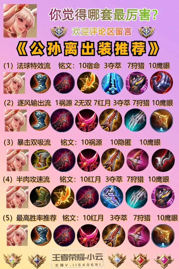 王者荣耀国服公孙离技巧思路