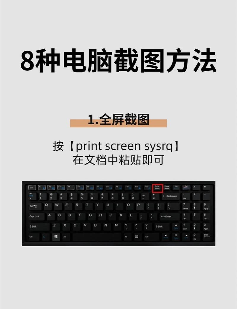 电脑截图快捷键