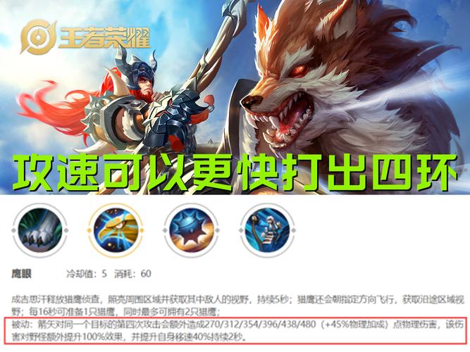 高端局射手英雄成吉思汗玩法介绍