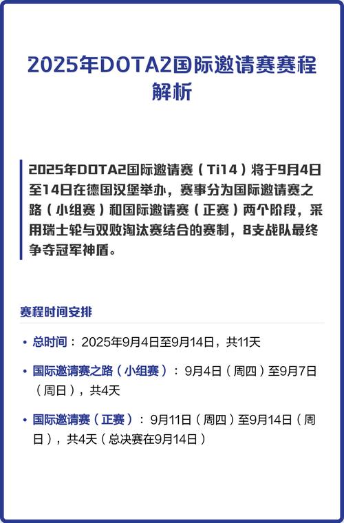 刀塔2ti14赛程
