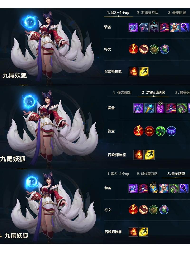 英雄联盟LOL中九尾妖狐阿狸如何出装?