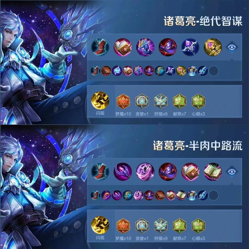 王者荣耀诸葛亮出装和铭文推荐
