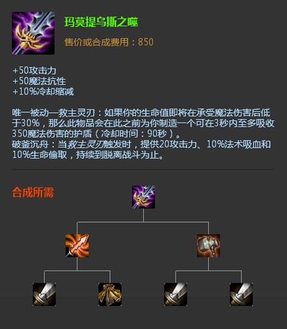 玛尔莫提斯之噬英雄联盟装备