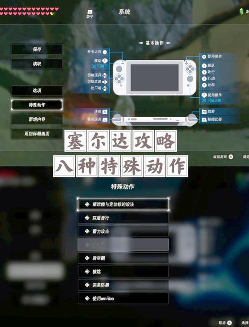 荒野之息8个特殊动作