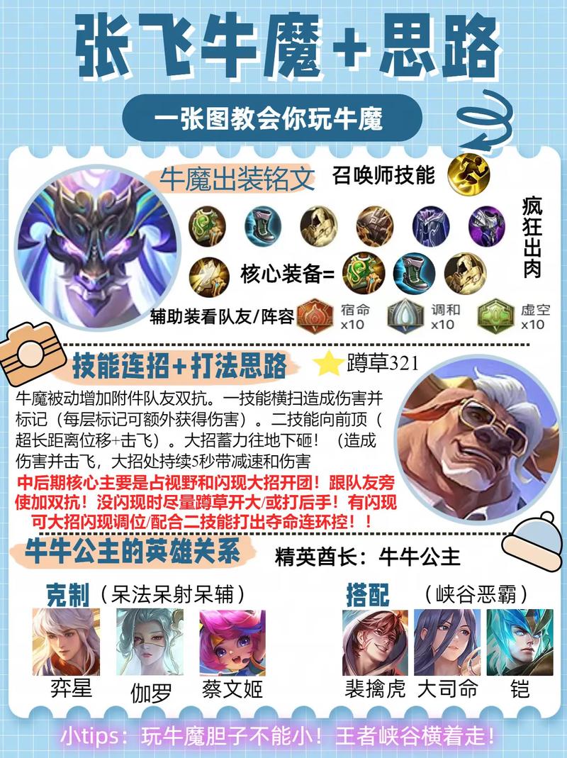 40位国服牛魔出装铭文汇总,百穿牛已经国一?