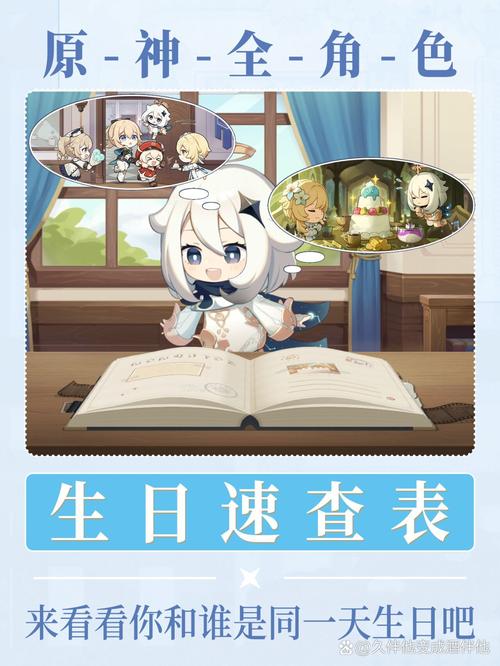 原神全角色生日表2023一览