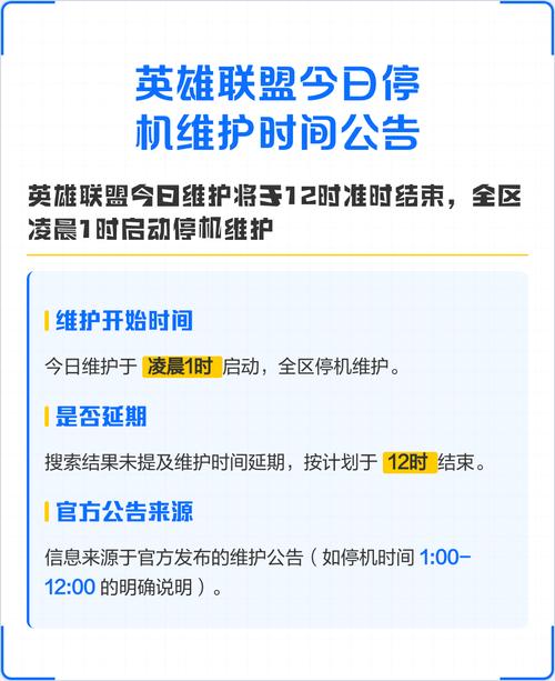 英雄联盟维护的时间结束了吗是几点结束