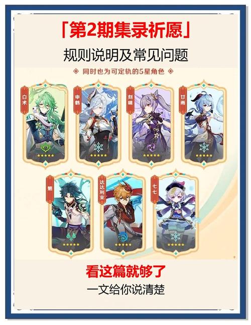 《原神》祈愿保底规则是什么?