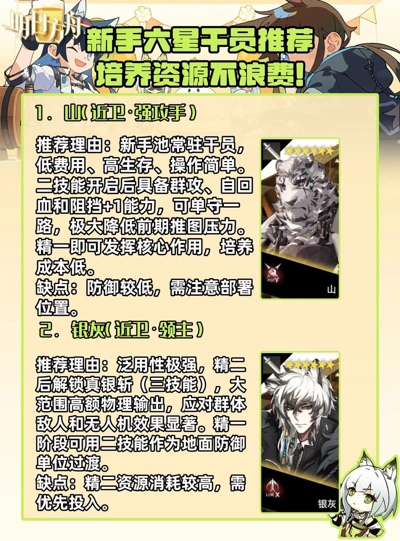 《明日方舟》入坑六大新手建议是什么?