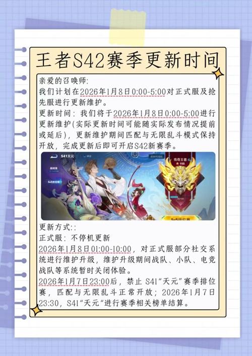 王者荣耀几号更新赛季