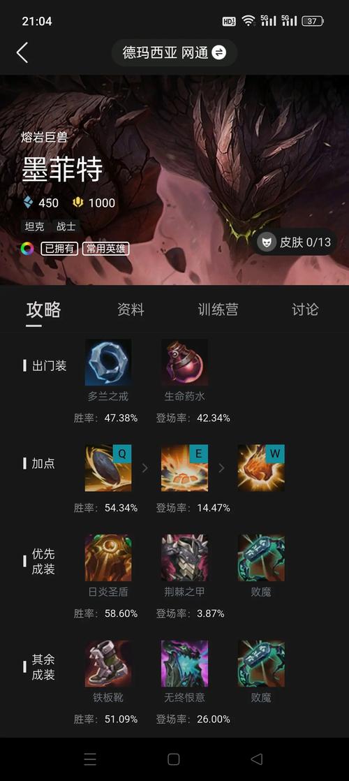 熔岩巨兽石头人辅助出装|最新石头人辅助出装