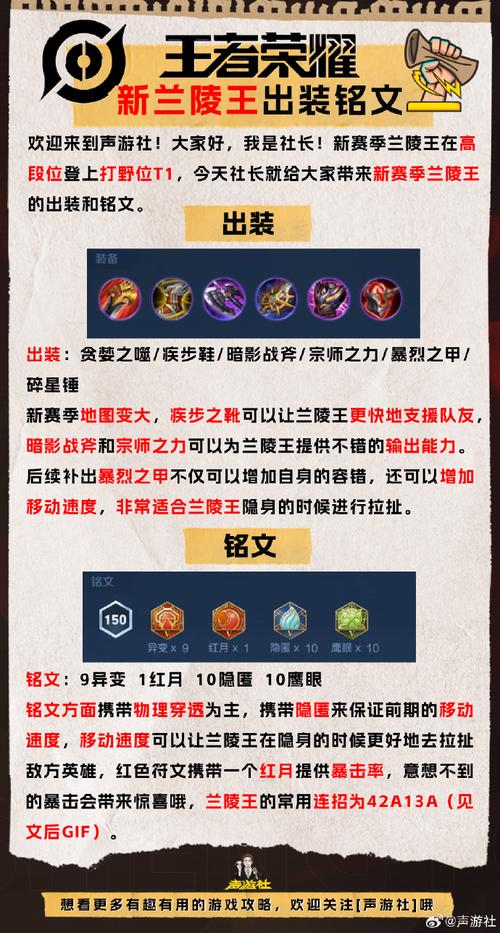 辅助兰陵王的四个细节要点,抓射手还是要“专业”的来!