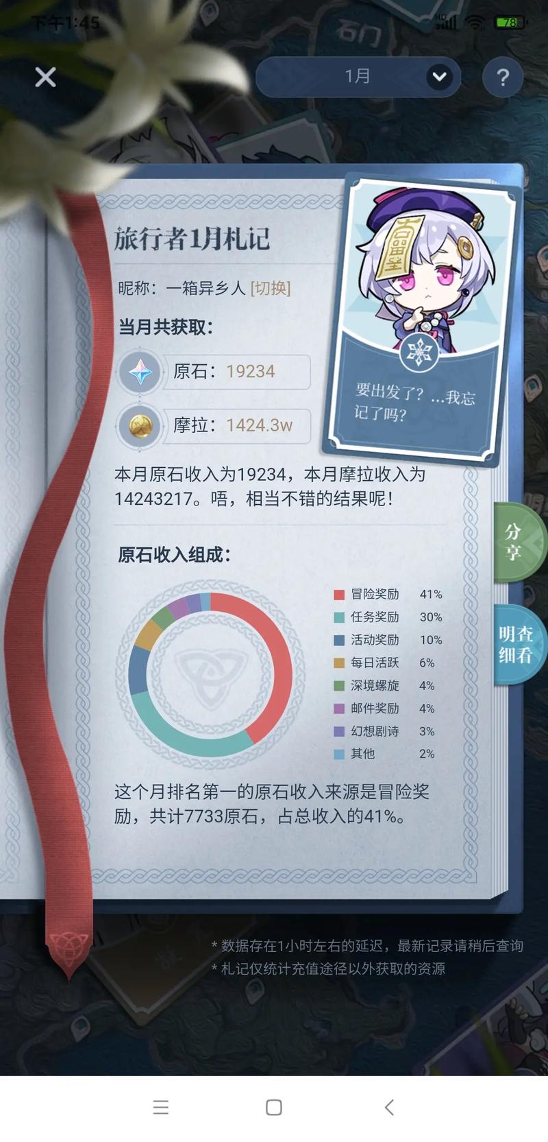 原神30000原石要肝多久