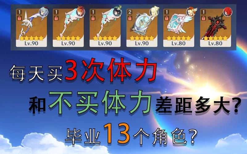 原神一天能恢复多少体力