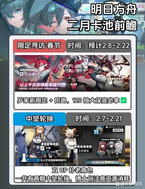 明日方舟2026春节活动,详细一览