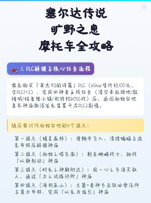塞尔达旷野之息中怎么获得摩托车