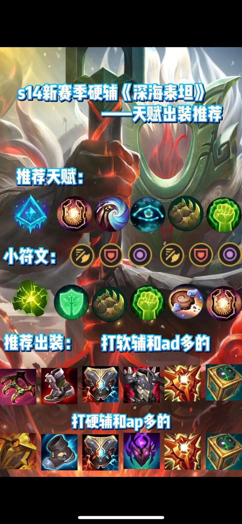 lol巨魔之王最强上单天赋,符文