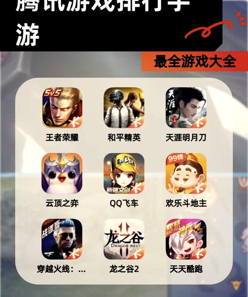 中国手游排名前十名