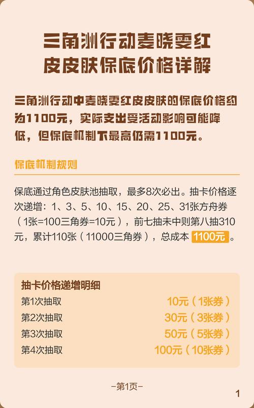 三角洲行动明日方舟保底多少钱