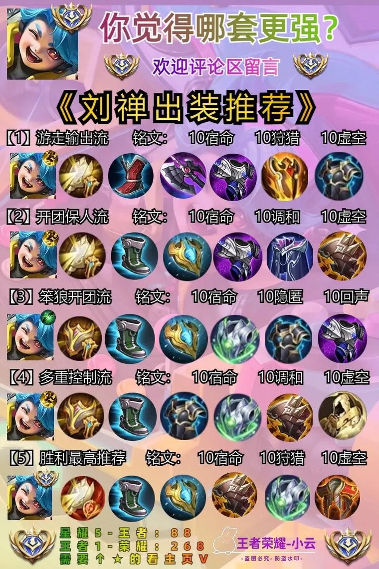 王者荣耀刘禅铭文选取攻略