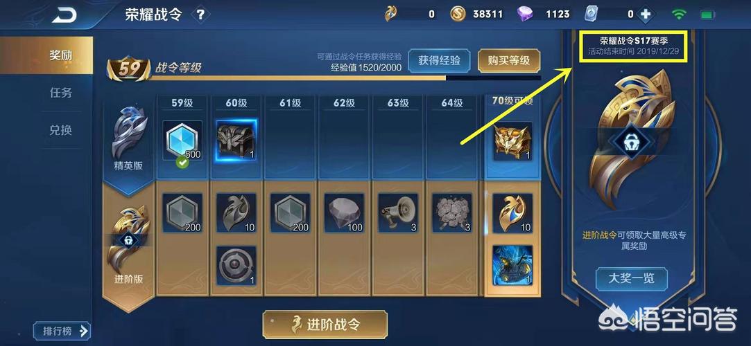 赛季结束时,会对各个段位的玩家发放什么奖励?