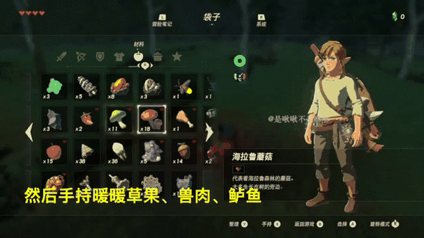 塞尔达传说荒野之息抗寒料理与棉衣怎么获得?