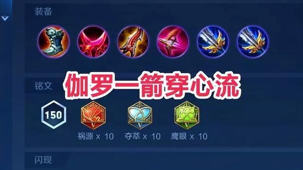 王者荣耀,伽罗黑科技出装,拖到后期就能赢
